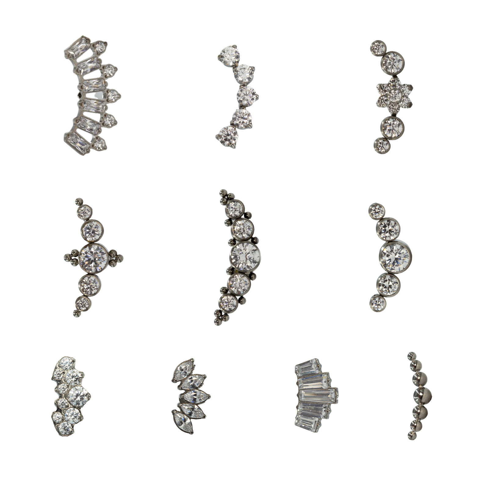 Body Jewelry Internally Threaded - 16G Implant Grade Titanium ASTM F136