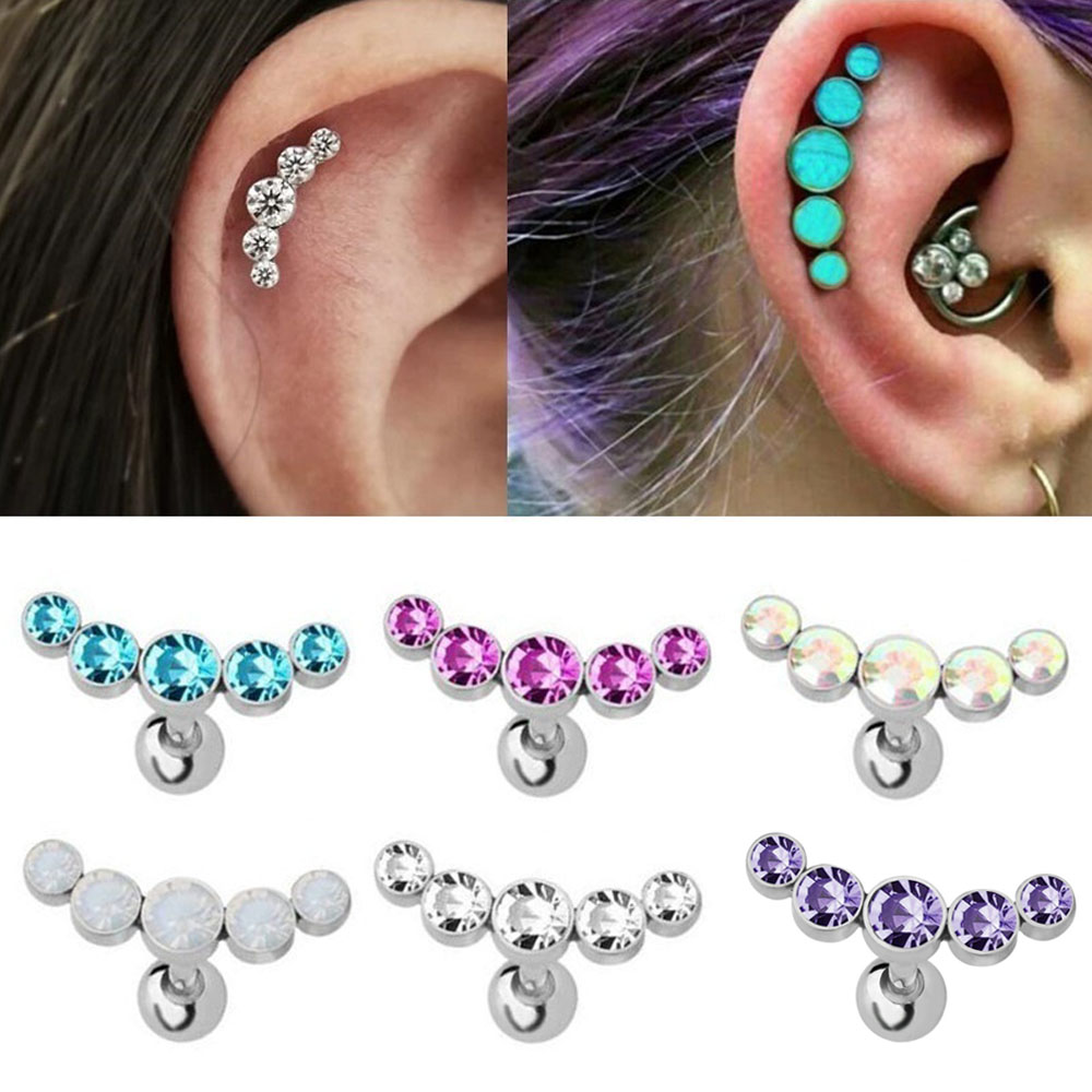 Body Jewelry Ear Piercing - 1Pcs Fashion 16G Stainless Steel Bar