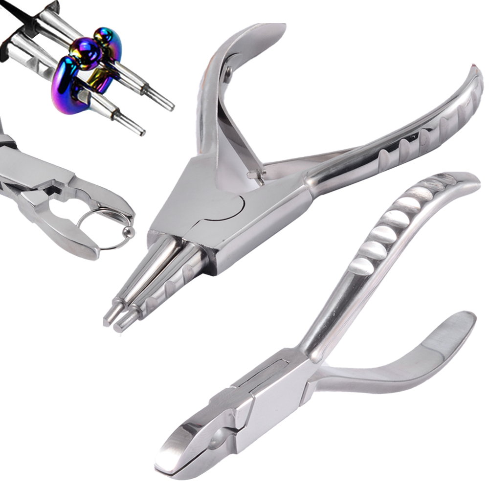 Body Jewelry Ring Opening Pliers - 1pcs Surgical Steel Professional Ring Opening