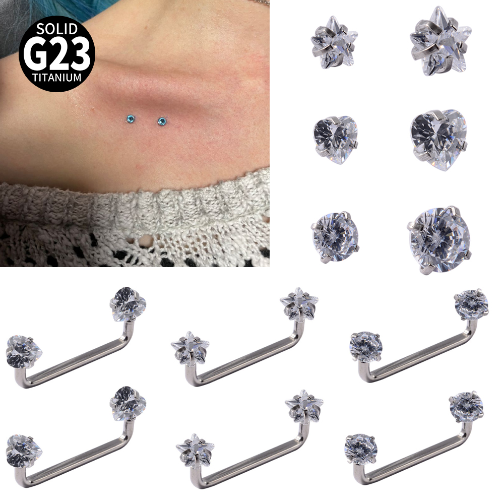 3-1PCS Implant Grade Titanium  - Body Jewelry Dermal recension och pris