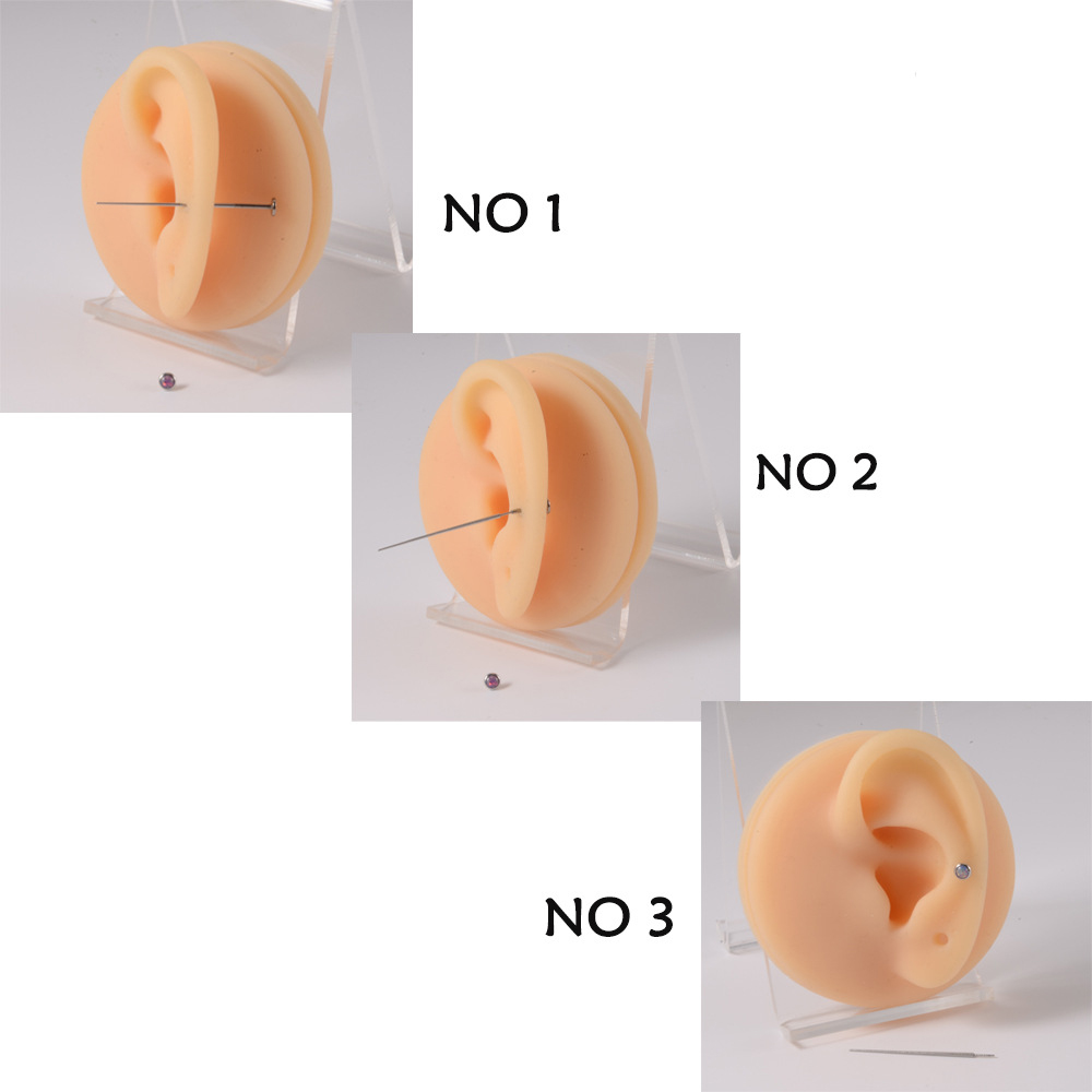 2 pcs Stainless Steel Piercing - Body Jewelry Threadless recension och pris