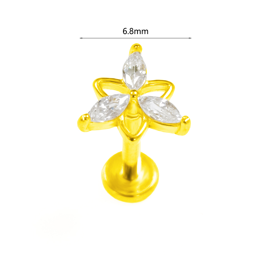ASTM F136 G23 Titanium Pendant - Body Jewelry Threadless recension och pris