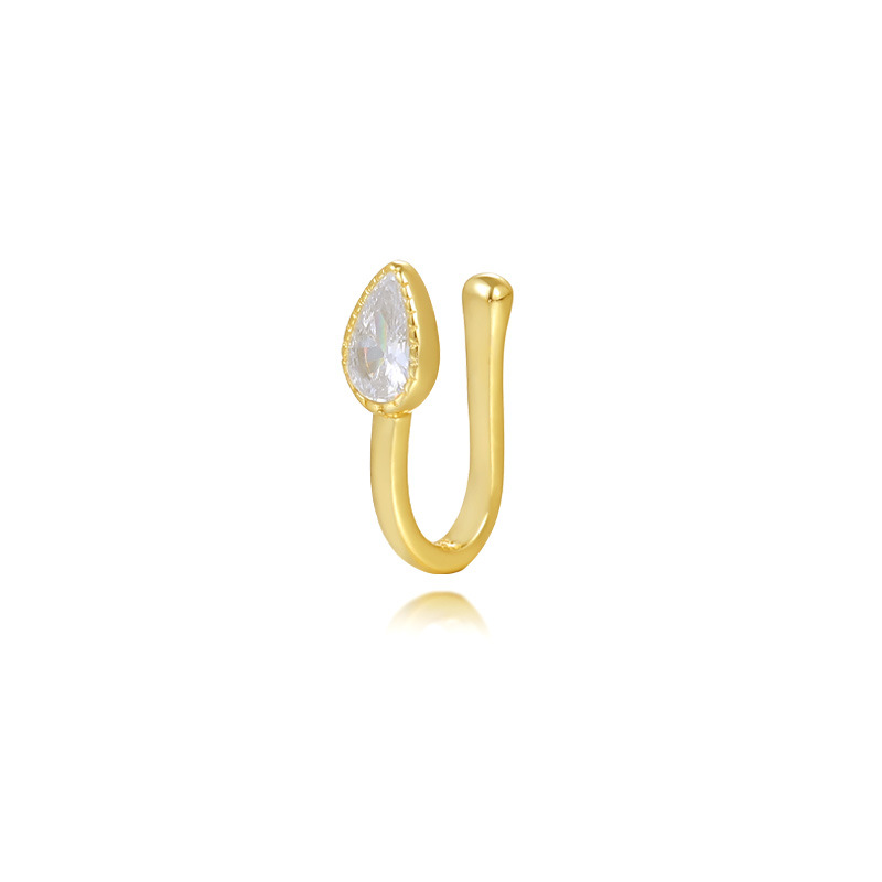 1pc 925 Sterling Silver Moon/C - Body Jewelry Ear Piercing recension och pris