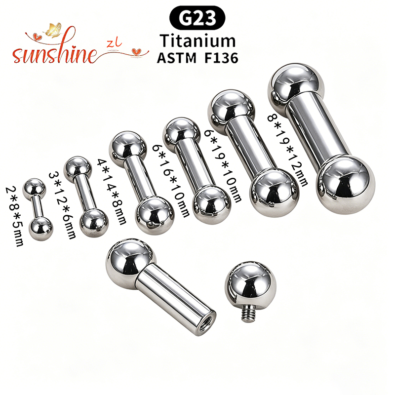 Implant Grade Titanium ASTM F1 - Body Jewelry Internally Threaded recension och pris