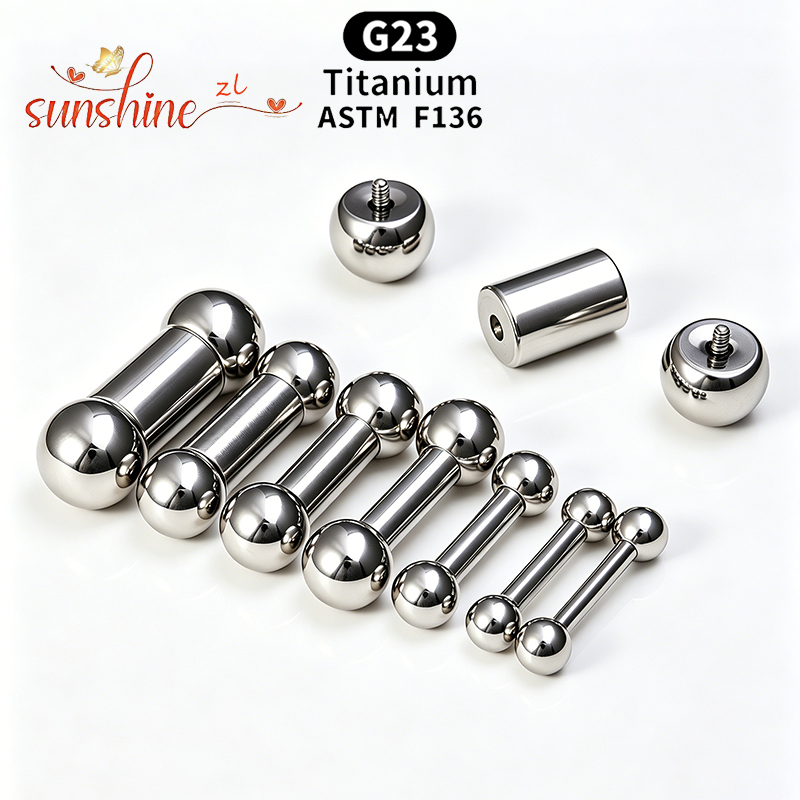 Implant Grade Titanium ASTM F1 - Body Jewelry Internally Threaded recension och pris