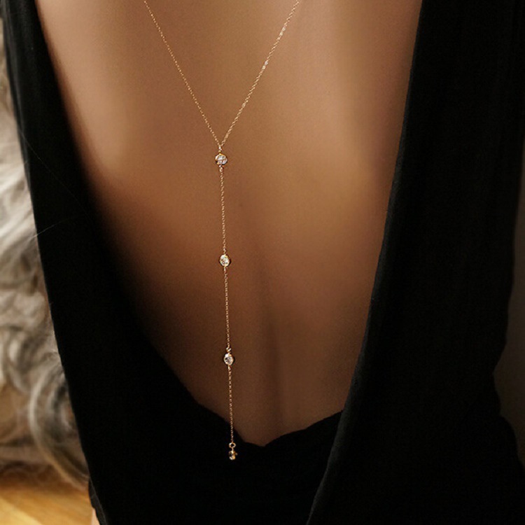 New Rhinestone Sexy Women's Ba - Body Jewelry Chain recension och pris