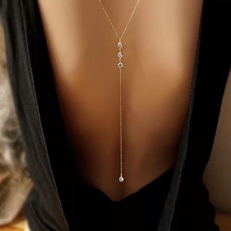 New Rhinestone Sexy Women's Ba - Body Jewelry Chain recension och pris