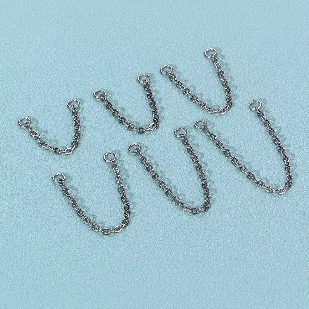 Fashion Titanium Nose Chain Do - Body Jewelry Ear Piercing recension och pris