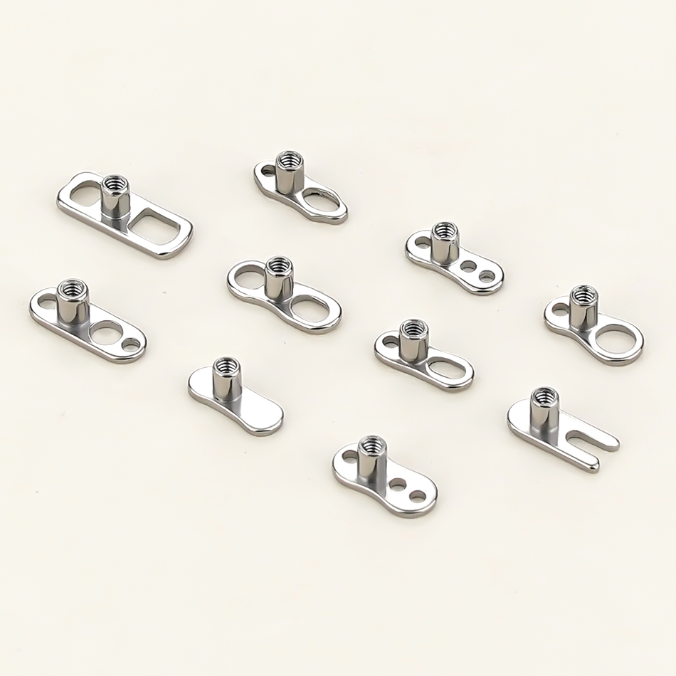 5Pcs/10Pcs /50Pcs Titanium Der - Body Jewelry Dermal recension och pris