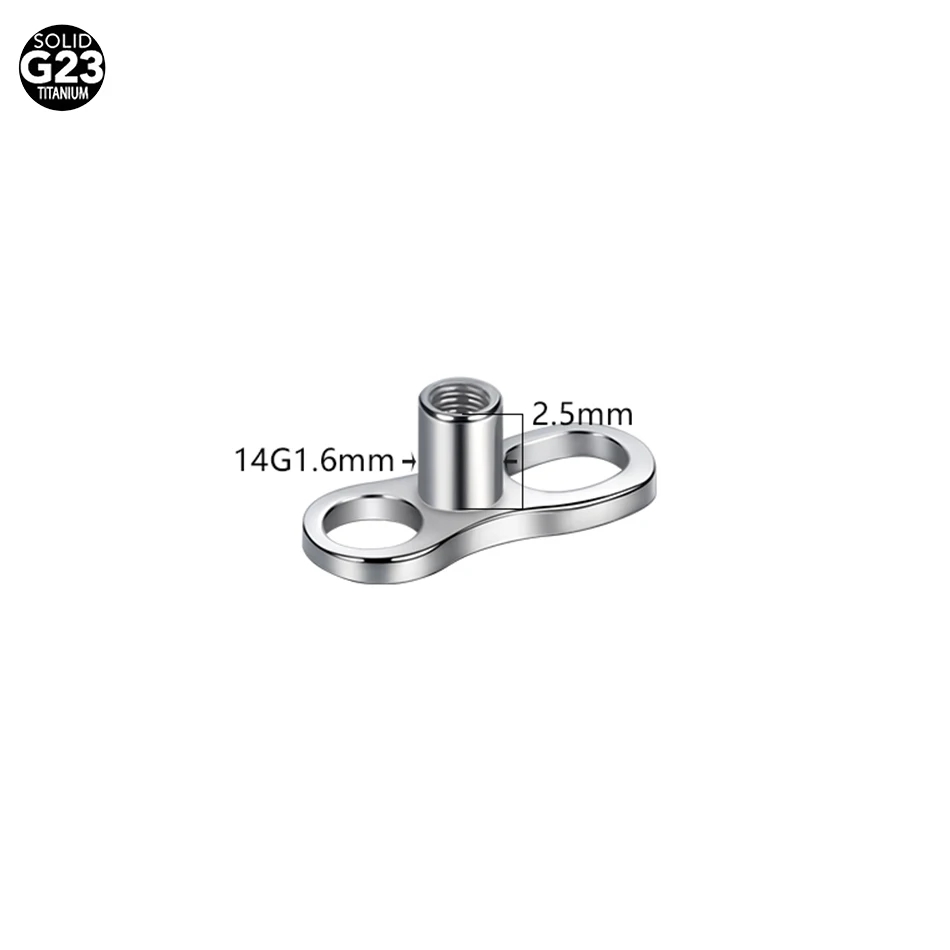5Pcs/10Pcs /50Pcs Titanium Der - Body Jewelry Dermal recension och pris