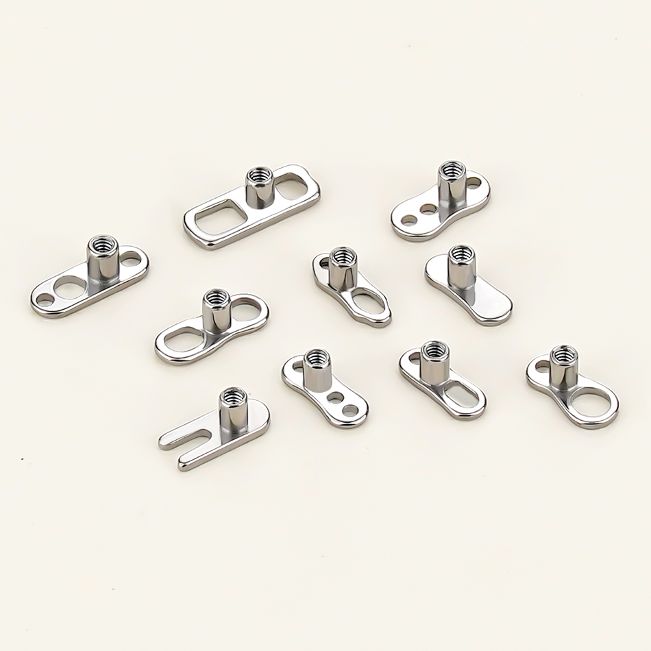 5Pcs/10Pcs /50Pcs Titanium Der - Body Jewelry Dermal recension och pris