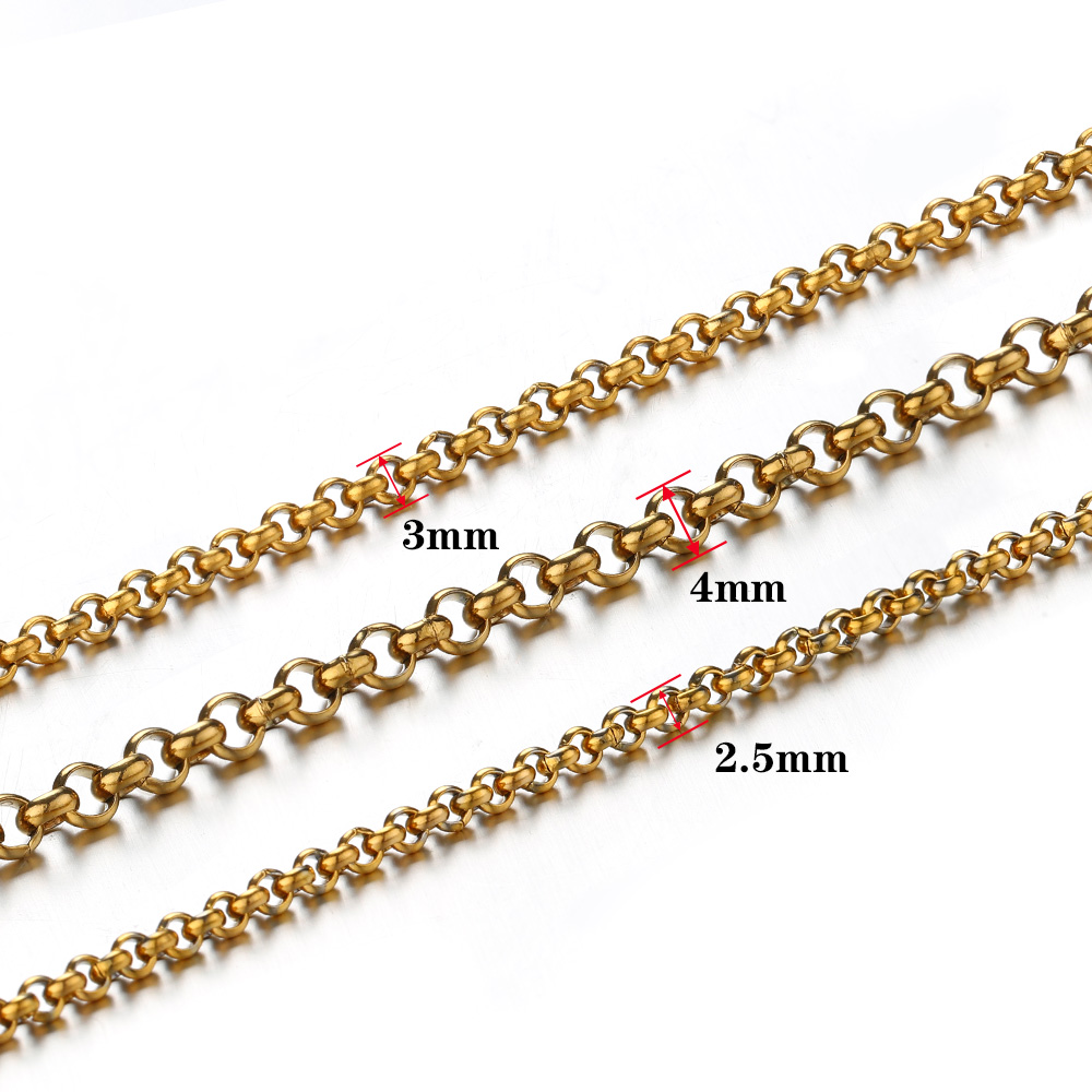 1 Meter 2-4mm Stainless Steel  - Body Jewelry Chain recension och pris