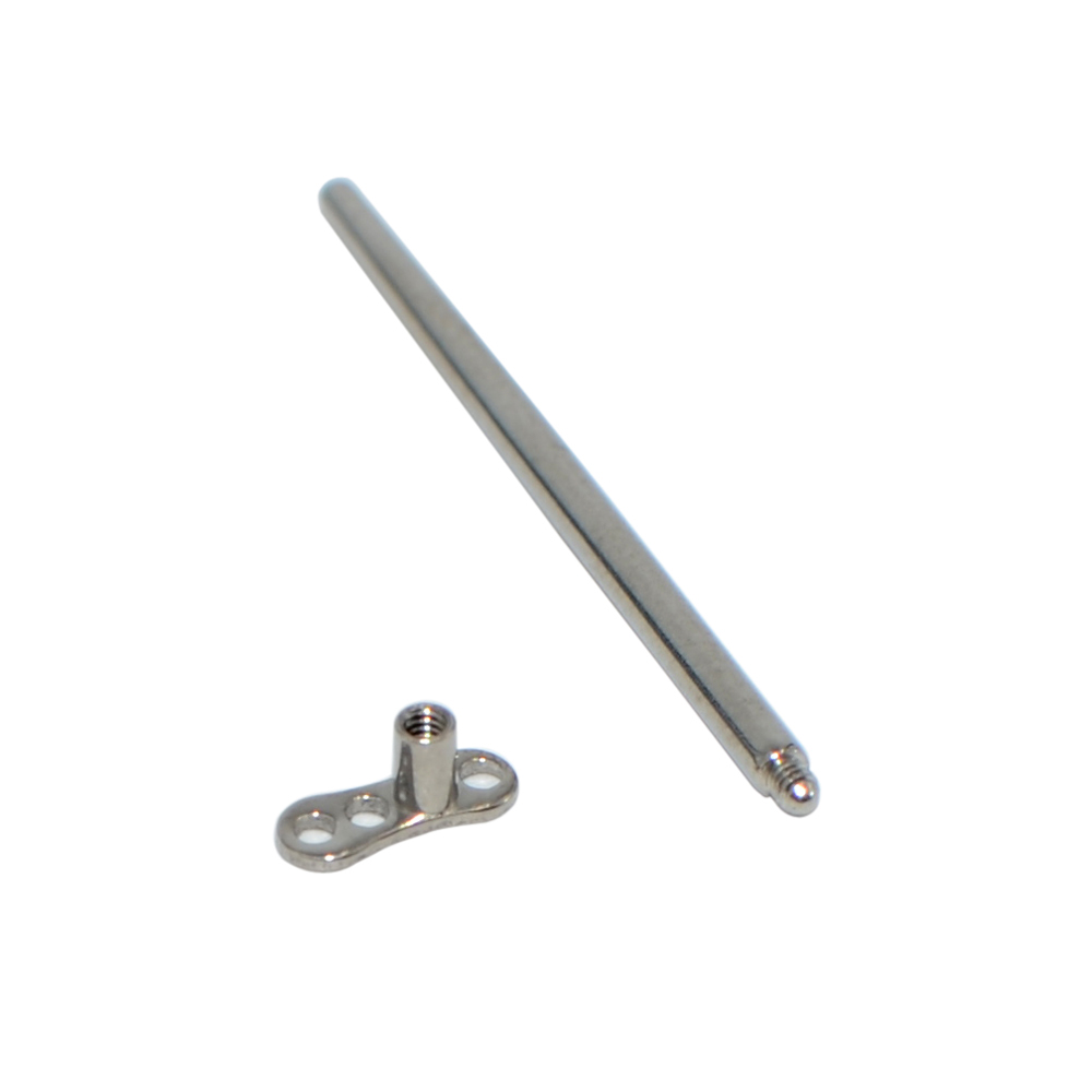 316L Surgical Stainless Steel  - Body Jewelry Dermal recension och pris