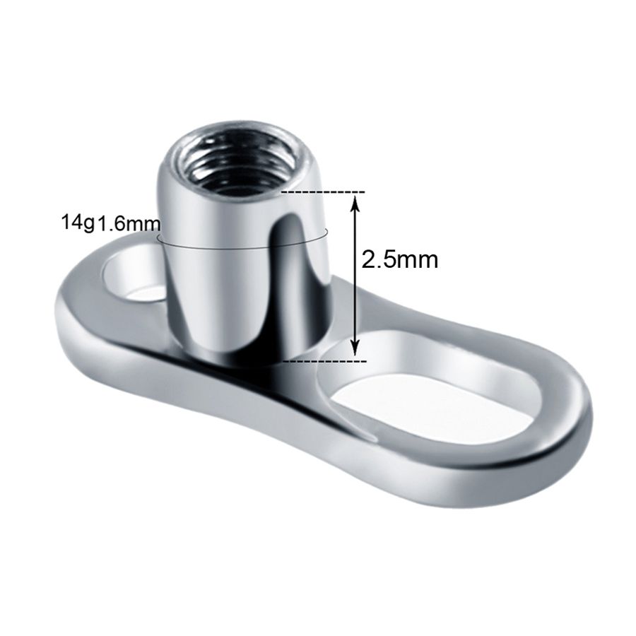 10pcs/lot G23 Titanium Micro D - Body Jewelry Dermal recension och pris
