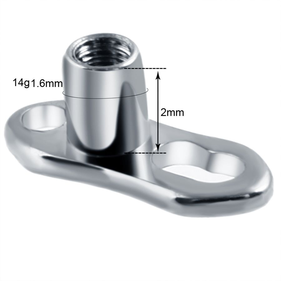 10pcs/lot G23 Titanium Micro D - Body Jewelry Dermal recension och pris