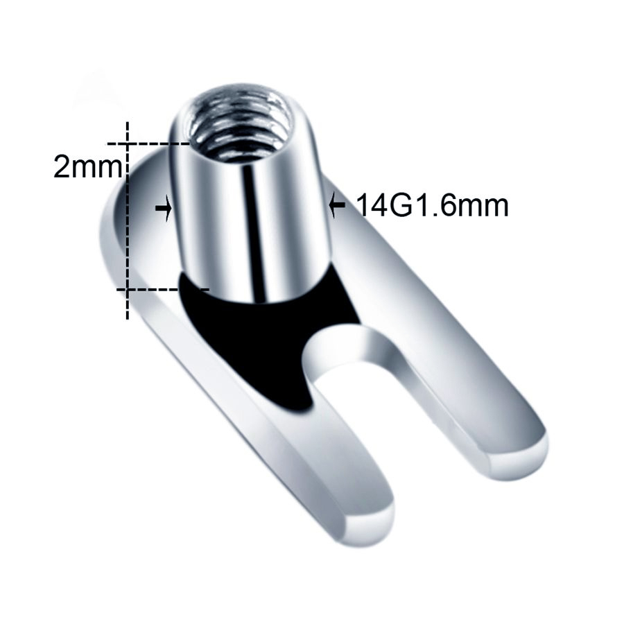 10pcs/lot G23 Titanium Micro D - Body Jewelry Dermal recension och pris