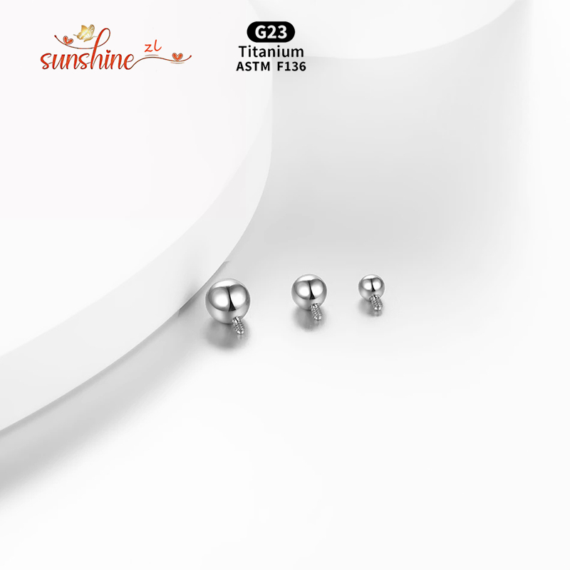 1PCS Internally Threaded Ball  - Body Jewelry Dermal recension och pris