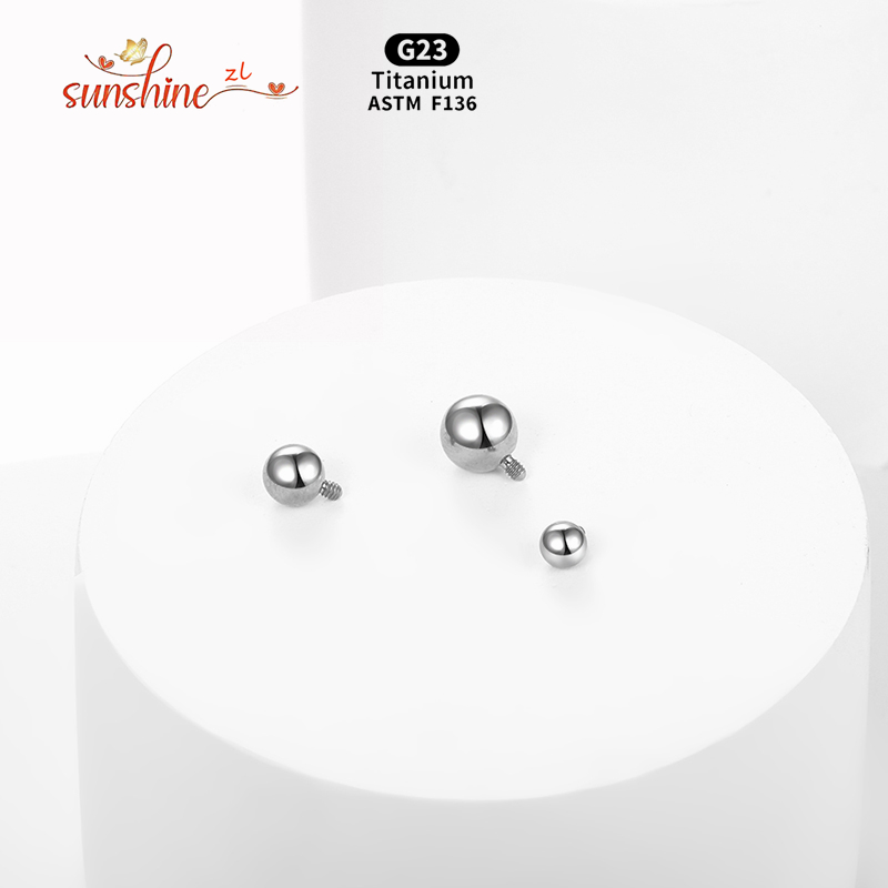 1PCS Internally Threaded Ball  - Body Jewelry Dermal recension och pris