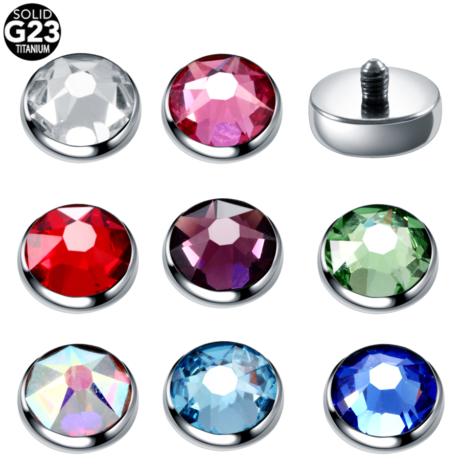 1PC G23 Titanium Dermal Anchor - Body Jewelry Dermal recension och pris