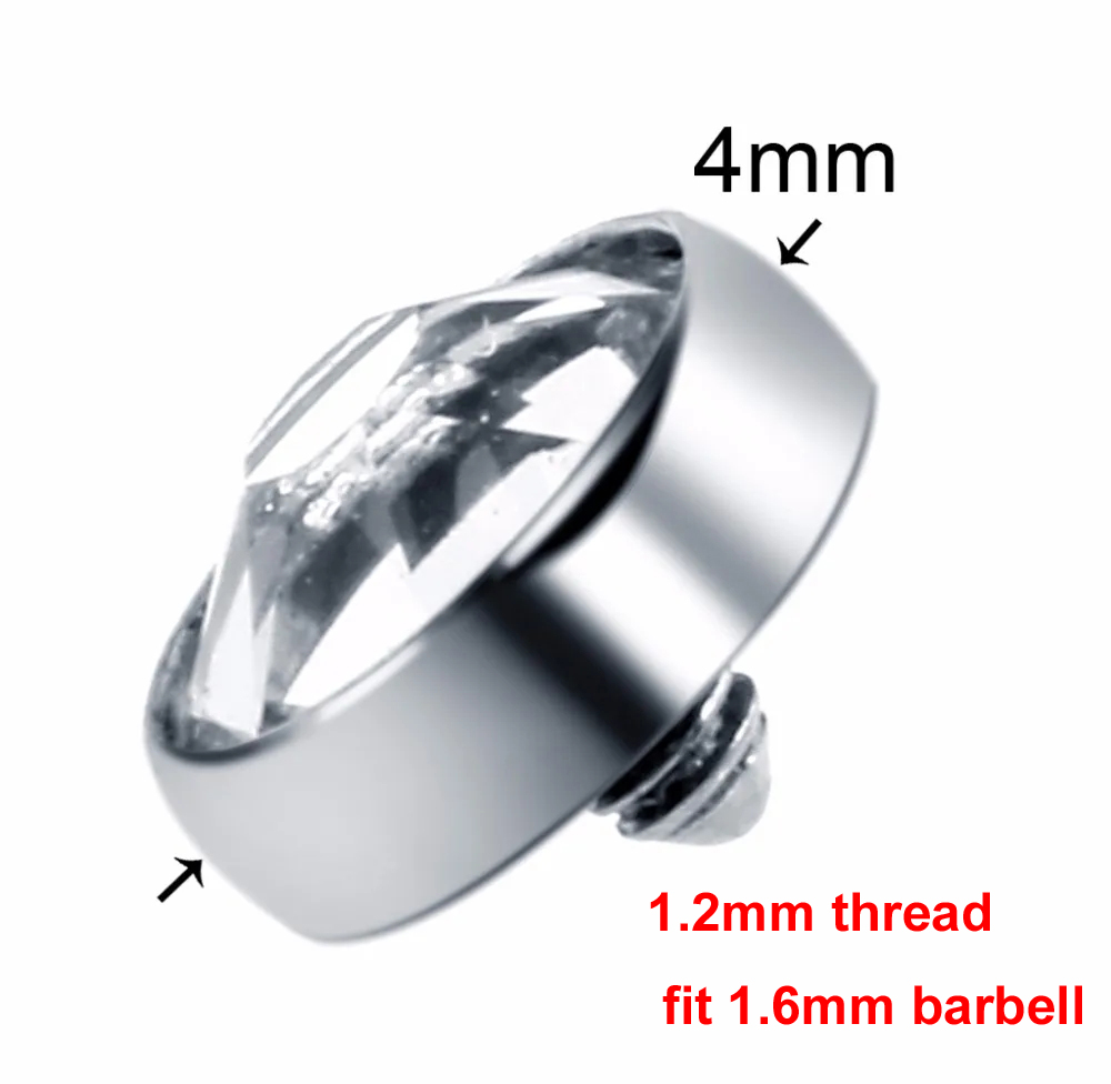 1PC G23 Titanium Dermal Anchor - Body Jewelry Dermal recension och pris
