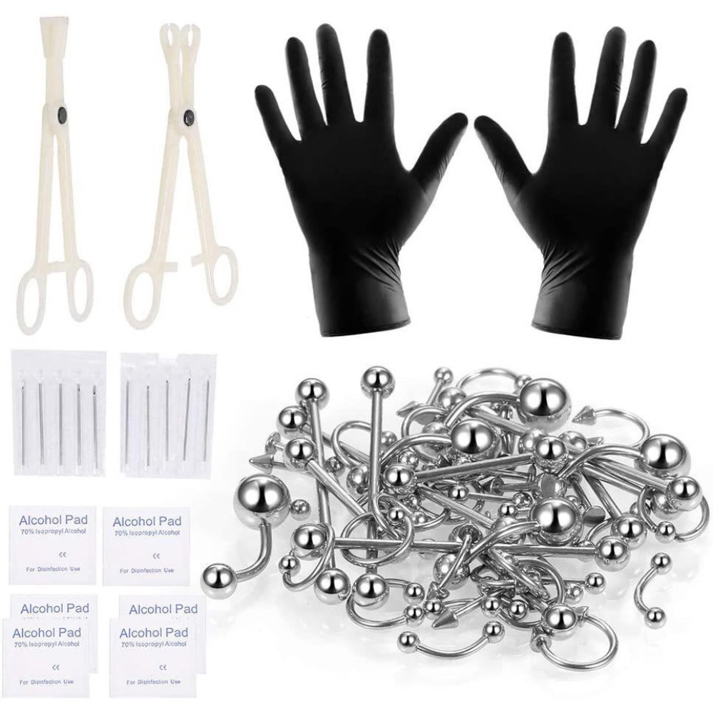 150/140/85/70/42Pcs Body Pierc - Body Jewelry Tool recension och pris