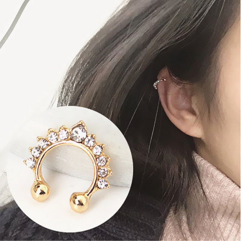 1PC U-Shape Nose Clip Fake Nos - Body Jewelry Ear Piercing recension och pris