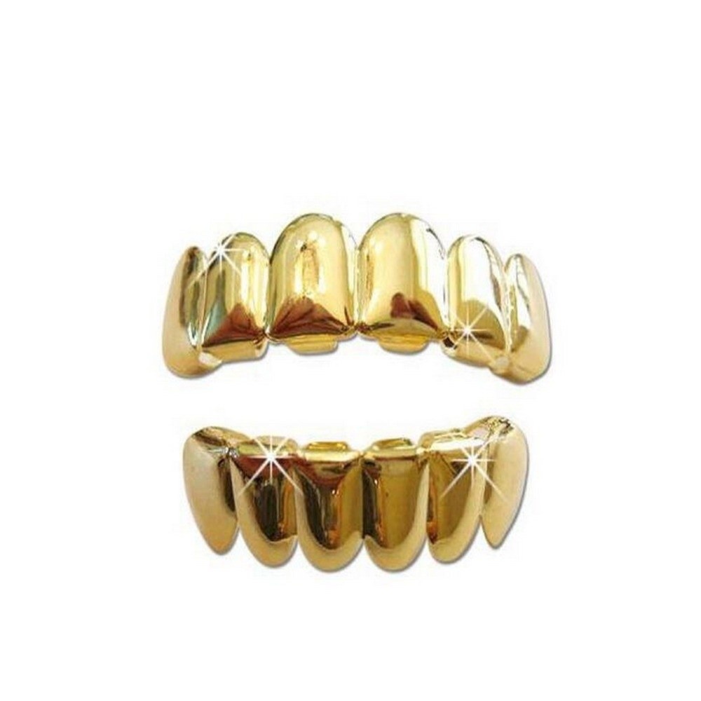 New Top Bottom Set Teeth Grill - Body Jewelry Unique recension och pris