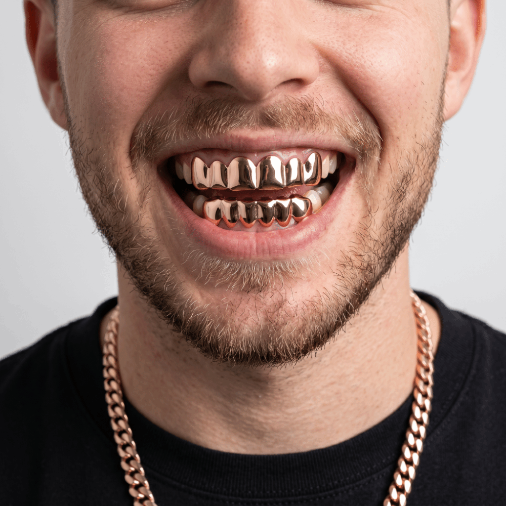 New Top Bottom Set Teeth Grill - Body Jewelry Unique recension och pris