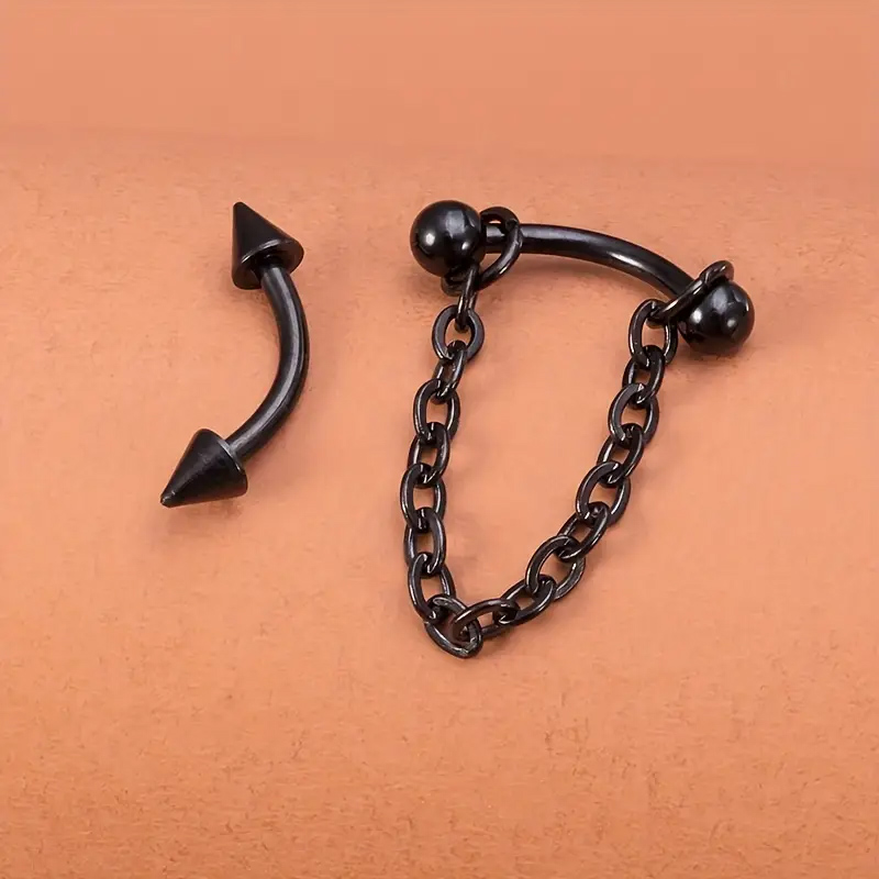 2pcs Stainless Steel Curved Ba - Eyebrow Curved Barbell recension och pris