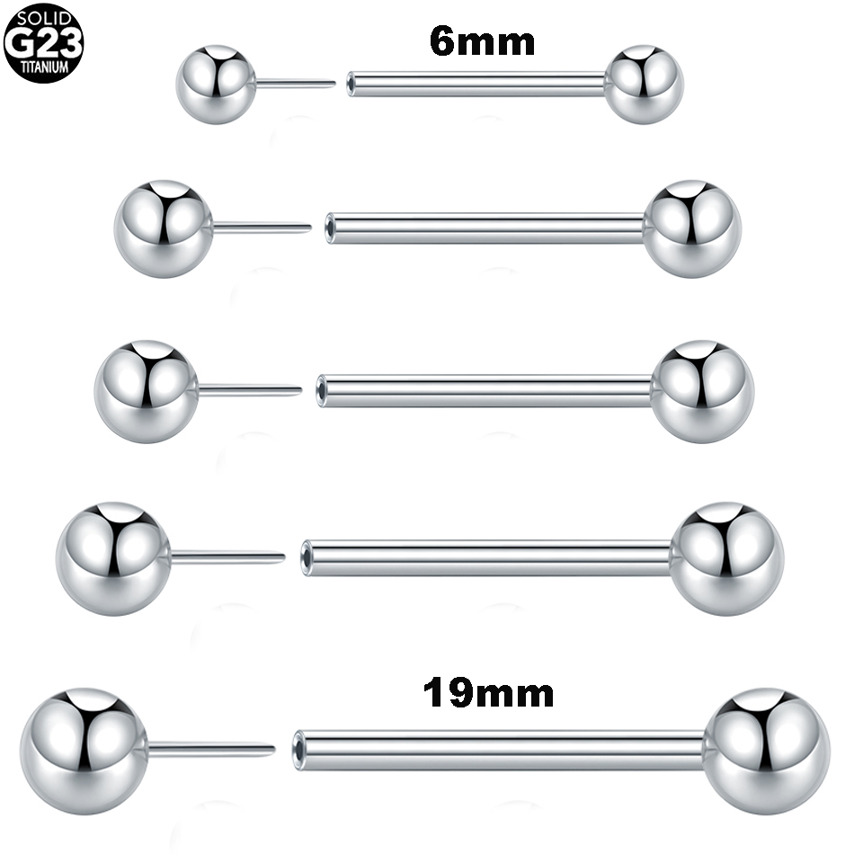 1Pc/5Pcs G23 Titanium Threadle - Body Jewelry Threadless recension och pris
