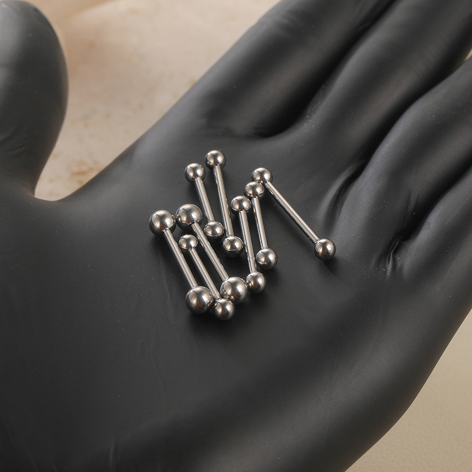 1Pc/5Pcs G23 Titanium Threadle - Body Jewelry Threadless recension och pris