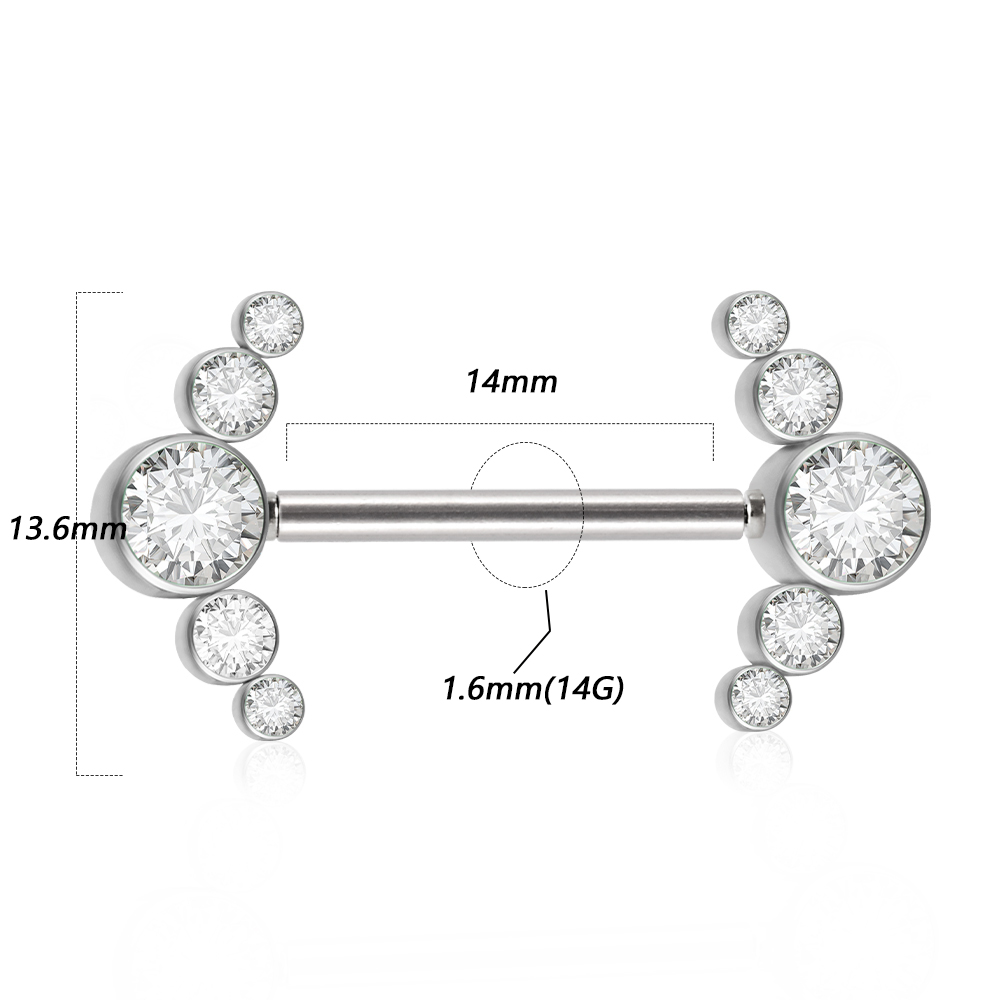 Pair 361L Surgical Steel Threa - Body Jewelry Threadless recension och pris