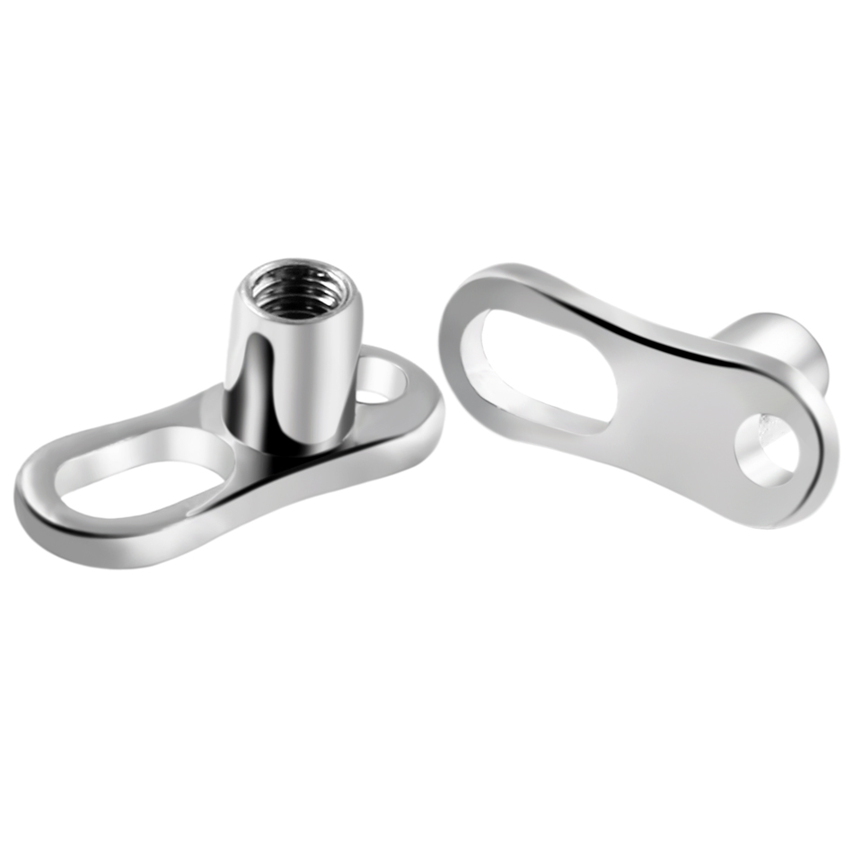 1PC G23 Titanium Piercings Mic - Body Jewelry Dermal recension och pris