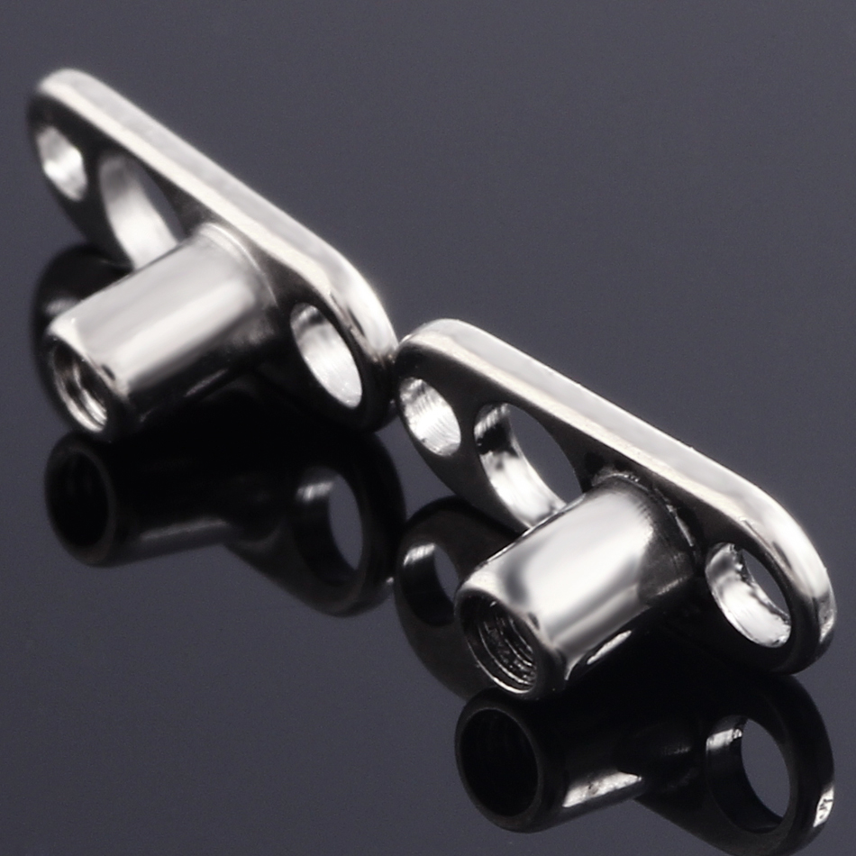 1PC G23 Titanium Piercings Mic - Body Jewelry Dermal recension och pris