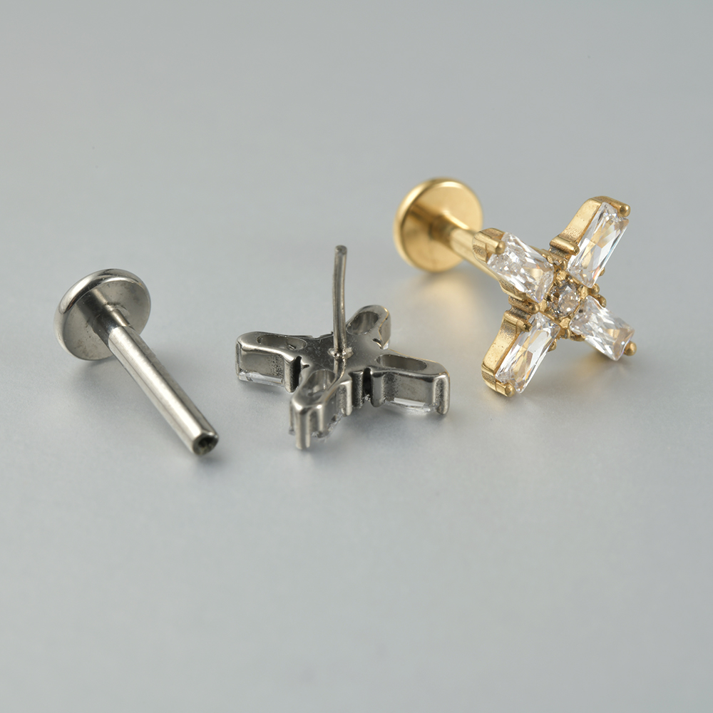 1PC G23 Titanium Threadless Pu - Body Jewelry Threadless recension och pris