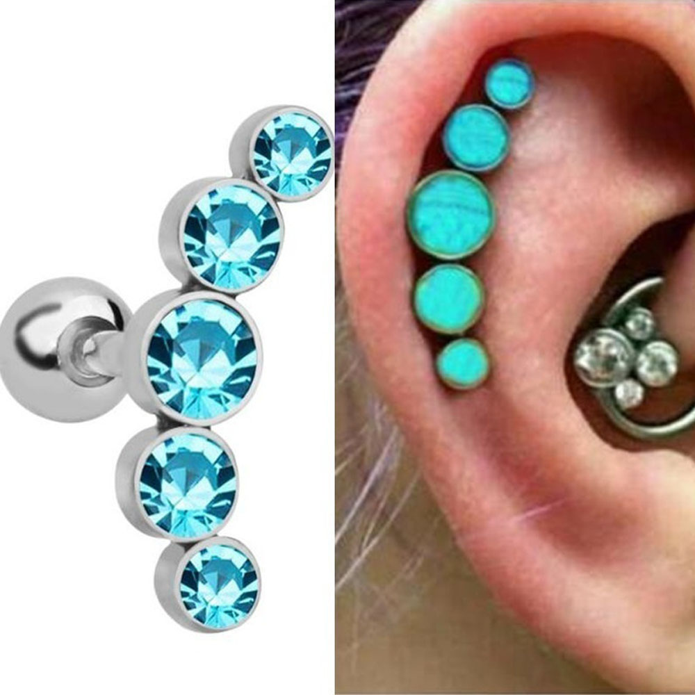 1Pcs Fashion 16G Stainless Ste - Body Jewelry Ear Piercing recension och pris