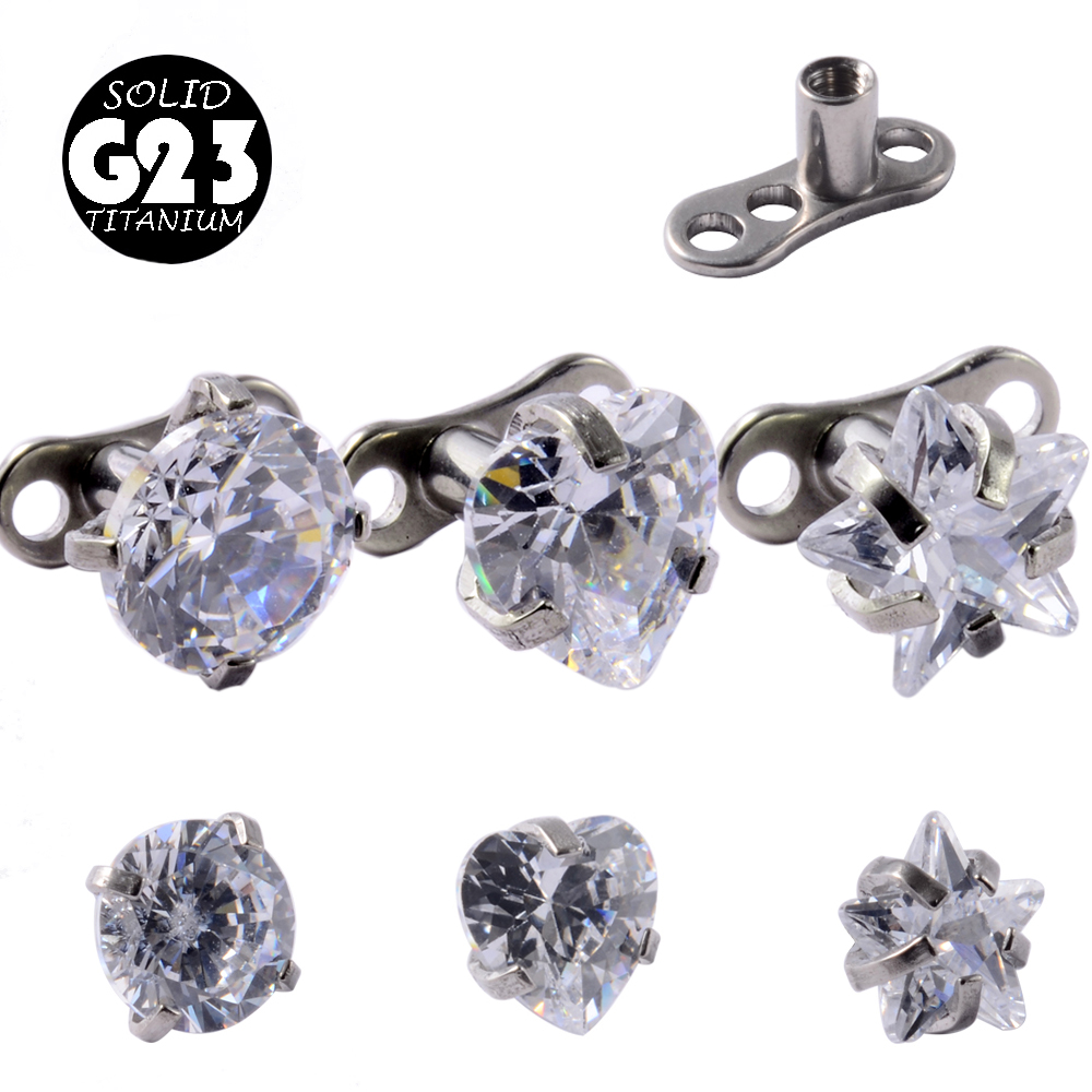 1Peice G23 Titanium Dermal Anc - Body Jewelry Dermal recension och pris