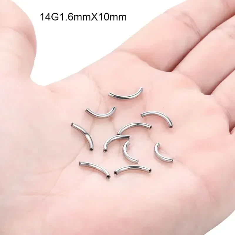 10 Pcs/Lot ASTM F136 Titanium  - Body Jewelry Internally Threaded recension och pris