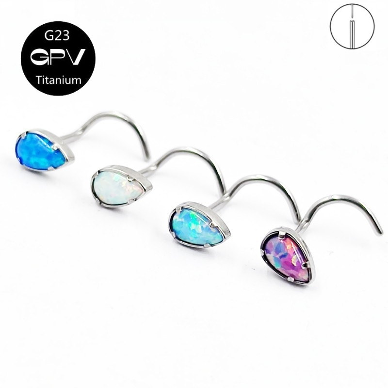 G23 Titanium 5-Word Nose Nail  - Body Jewelry Manufacturers recension och pris