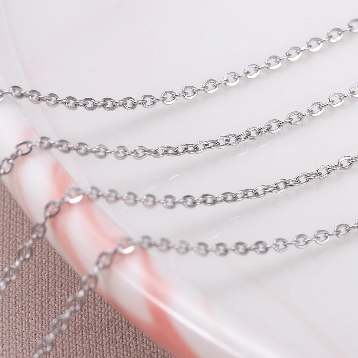 10Meters Stainless Steel O Sha - Body Jewelry Chain recension och pris