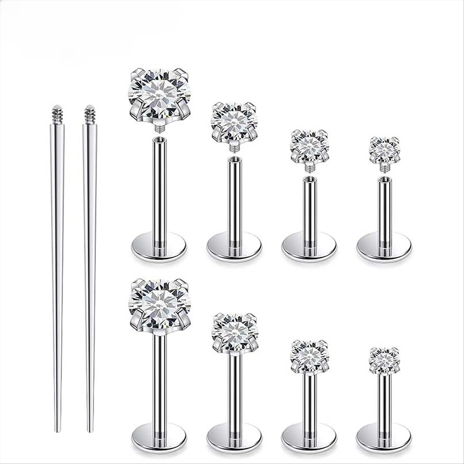 Wholesale Threadless Base ASTM - Body Jewelry Threadless recension och pris