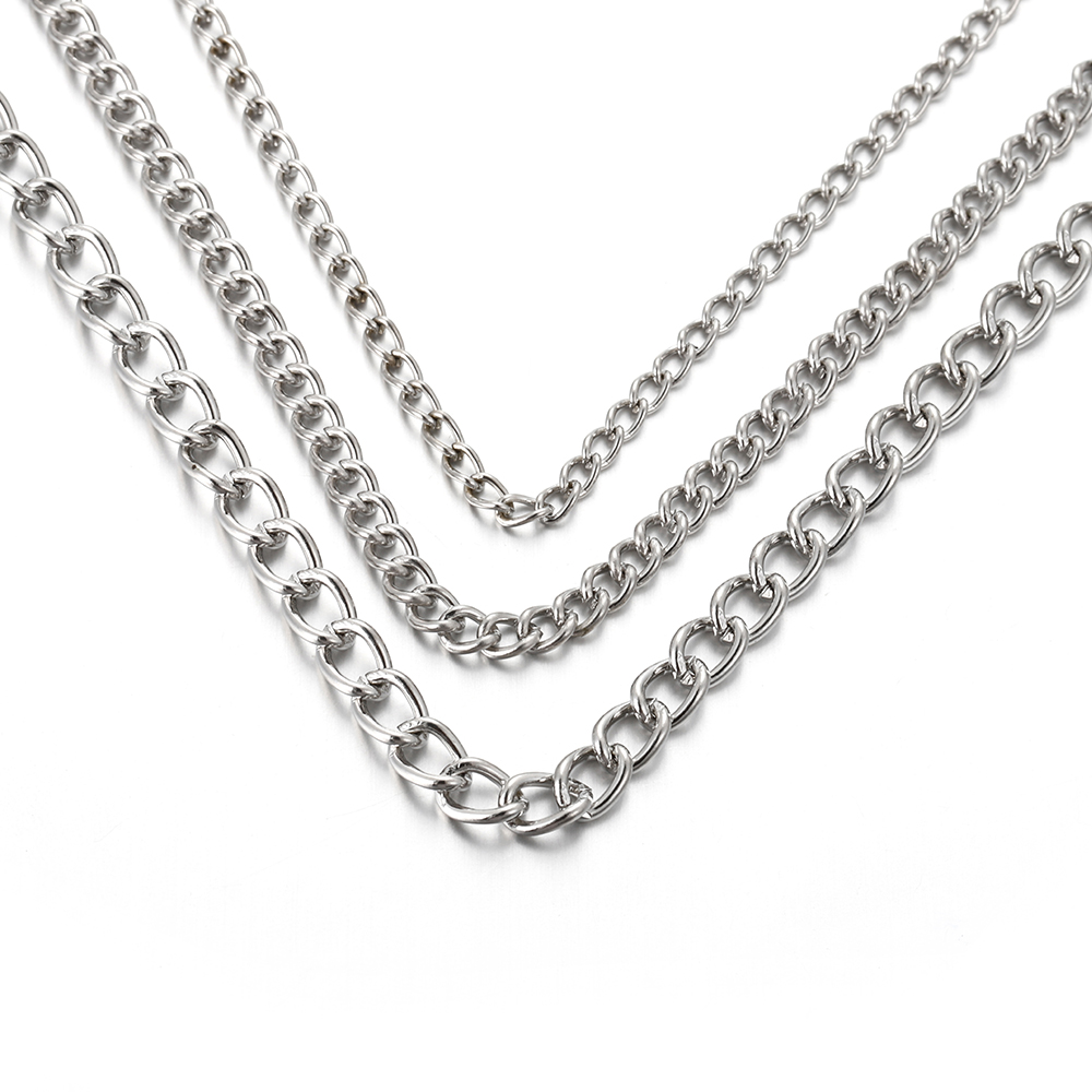 2Meters 2.5/3.5/4.5mm Metal Fl - Body Jewelry Chain recension och pris