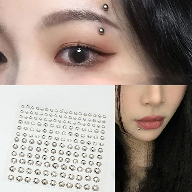 Diamond Sticker Fake Nose Stud - Body Jewelry Ear Piercing recension och pris