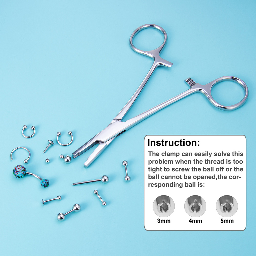 Surgical Steel Pliers Body Pie - Body Jewelry Ring Opening Pliers recension och pris