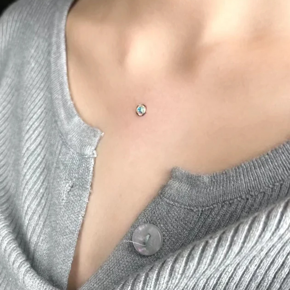 Surgical Steel Surface Piercin - Body Jewelry Dermal recension och pris