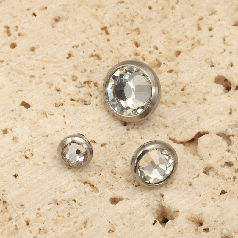 1PCS ASTM F136 Titanium Bezel  - Body Jewelry Dermal recension och pris
