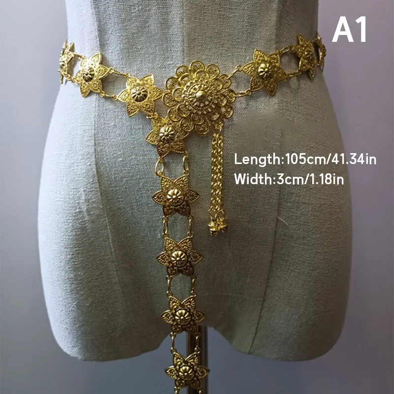 1PC Metal Thailand Waist Chain - Body Jewelry Chain recension och pris