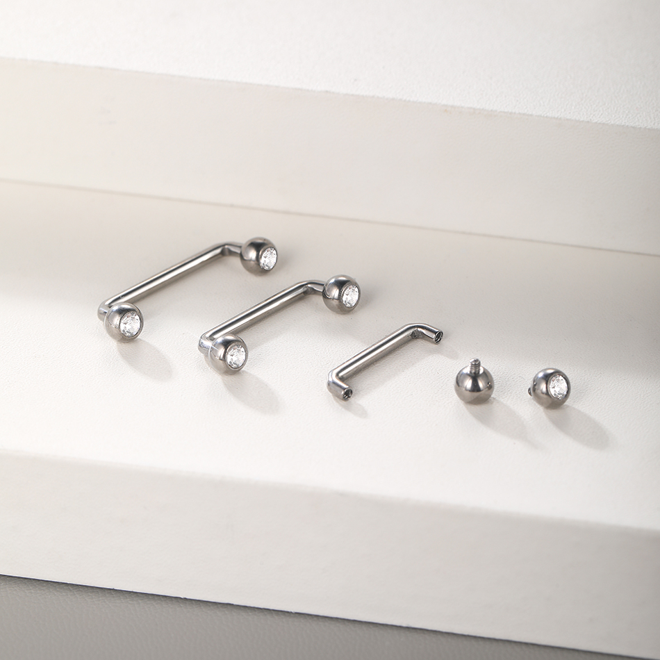 10Pcs/set G23 Titanium Surface - Body Jewelry Dermal recension och pris